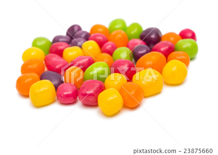 fruit jelly beans isolated 23875660