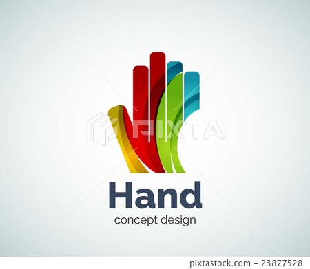 Hand logo template-插圖素材 [23877528] - PIXTA圖庫