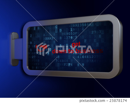 Business concept: Get Down to business and 23878174