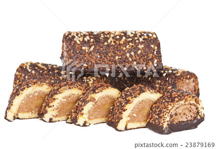 chocolate cake isolated chocolate cake isolated 23879169