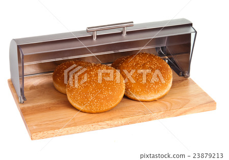 breadbasket buns with isolated 23879213