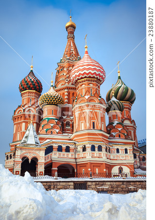 Saint Basil's Cathedral in Moscow Russia Saint Basil's Cathedral in Moscow Russia 23880187