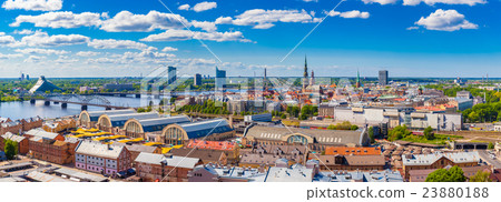 View on old city of Riga, Latvia 23880188
