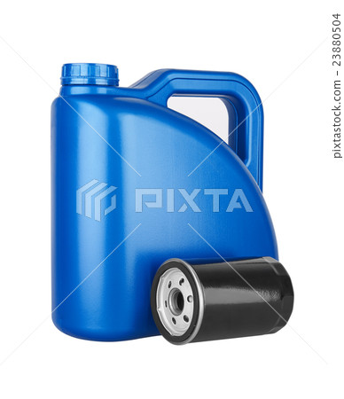 Canister with machine oil and oil filter 23880504
