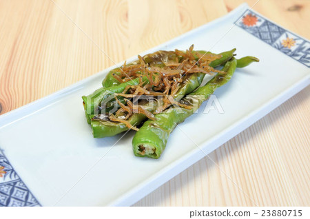 Stir-fried Shrimp with Fushimi Pepper 23880715