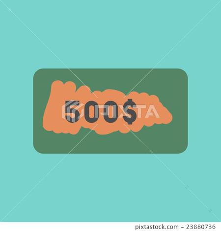 flat icon on stylish background scratch card flat icon on stylish background scratch card 23880736
