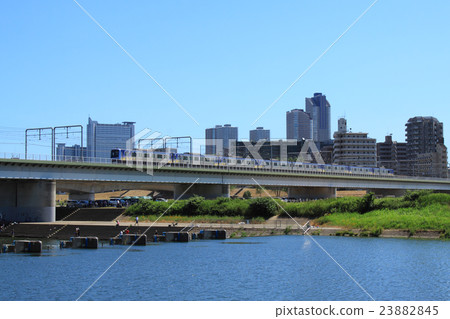 東急東橫線多摩川橋橫濱高鐵列車系列Y500 東急東橫線多摩川橋橫濱高鐵列車系列Y500 23882845