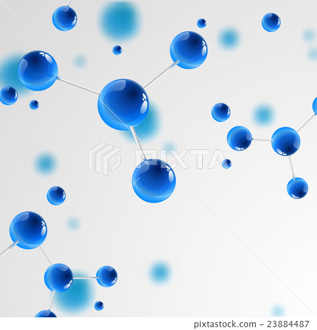 vector molecules background - Stock Illustration [23884487] - PIXTA