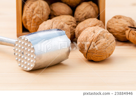 Walnuts kernels and whole walnuts . 23884946