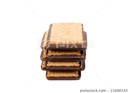 chocolate cookie isolated chocolate cookie isolated 23886545
