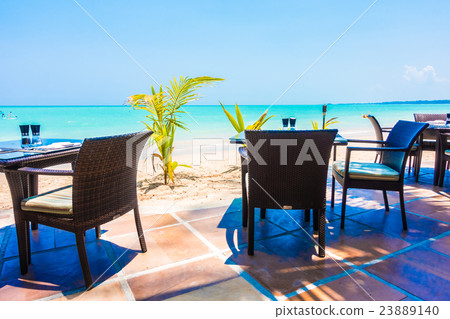 Empty table and chair Empty table and chair 23889140