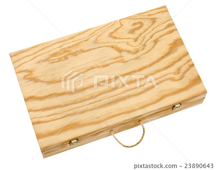Wooden box for bottles of wine. Wooden box for bottles of wine. 23890643