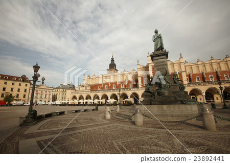 Market Square, the monument of Adam Mickiewicz 23892441