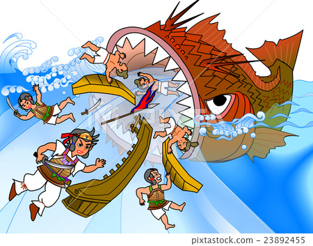 贊岐邪惡的魚逃脫 23892455