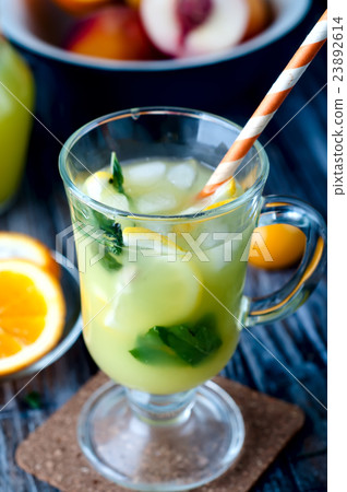 Ice Cold Lemonade With Mint Ice Cold Lemonade With Mint 23892614