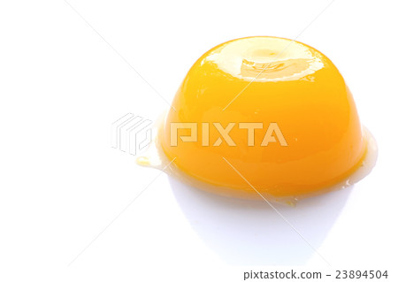 Orange Jelly White Background 23894504