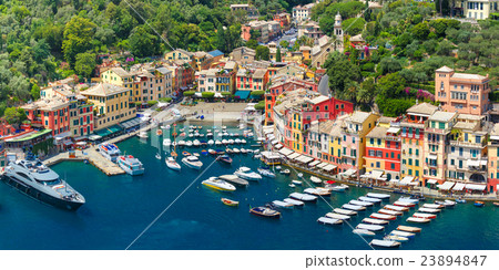 Panorama of Portofino, Italian Riviera, Liguria 23894847