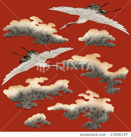 Japanese crane 23896147