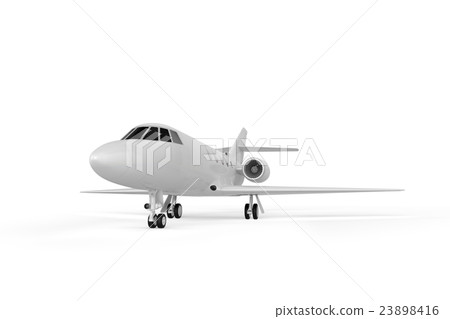Small Private Airliner - Mockup 3D illustration Small Private Airliner - Mockup 3D illustration 23898416