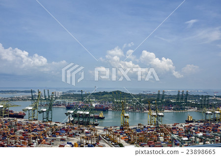 集裝箱碼頭集裝箱港集裝箱碼頭 23898665