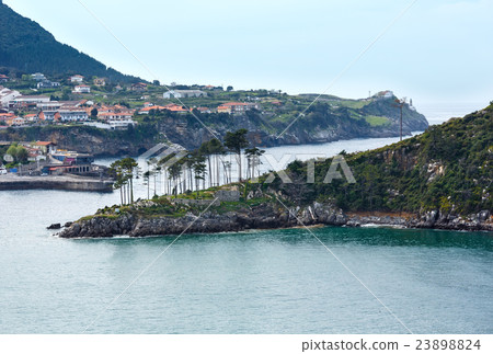 Lekeitio town coasline, Biscay, Spain. Lekeitio town coasline, Biscay, Spain. 23898824