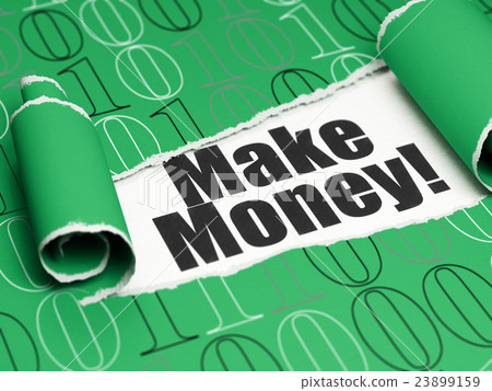 Finance concept: black text Make Money! under the Finance concept: black text Make Money! under the 23899159