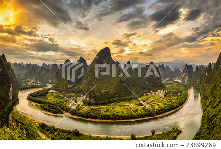 Xianggong hill of Guilin, china 23899269