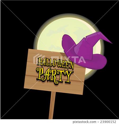 vector happy halloween card design template. 23900152