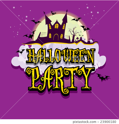 vector happy halloween card design template. 23900180