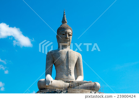 Big Buddha Mountain Manorom Mukdahan province. Big Buddha Mountain Manorom Mukdahan province. 23900424