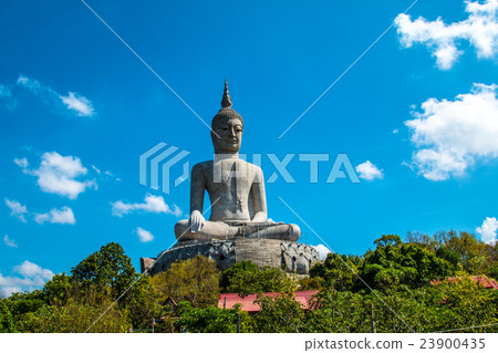 Big Buddha Mountain Manorom Mukdahan province. Big Buddha Mountain Manorom Mukdahan province. 23900435