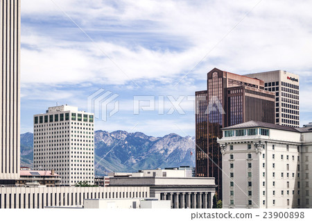 Large buildings in an american city Large buildings in an american city 23900898