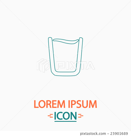 water glass computer symbol 23901689
