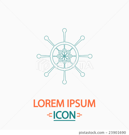 Helm computer symbol Helm computer symbol 23901690