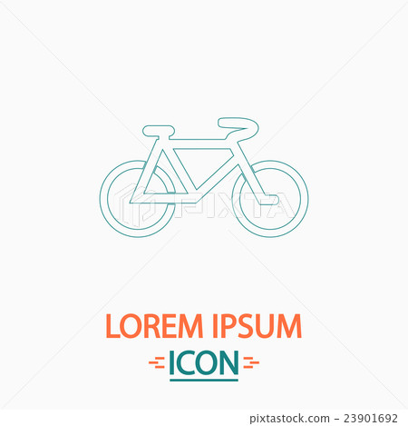 Mountain bike computer symbol Mountain bike computer symbol 23901692