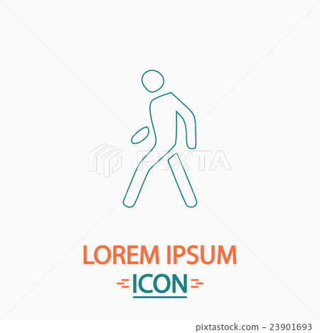 Walk Man computer symbol Walk Man computer symbol 23901693