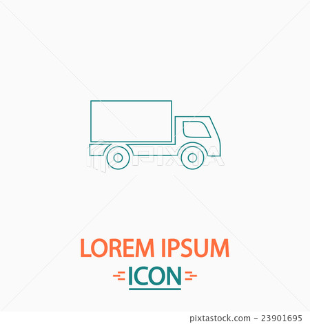 Cargo truck computer symbol 23901695