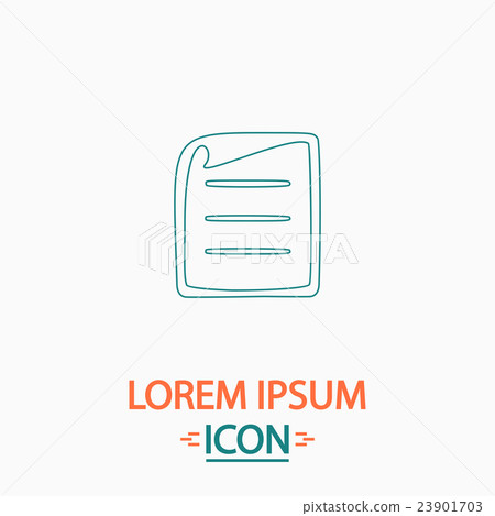 paper document computer symbol paper document computer symbol 23901703