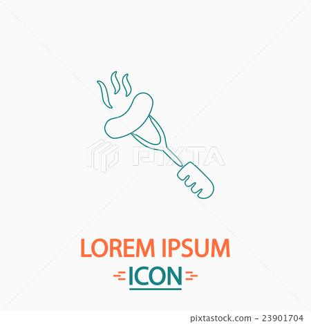 Sausage computer symbol Sausage computer symbol 23901704