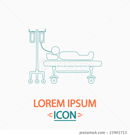 hospitalized computer symbol hospitalized computer symbol 23901713