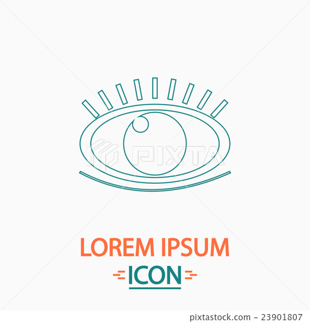 Eye computer symbol 23901807