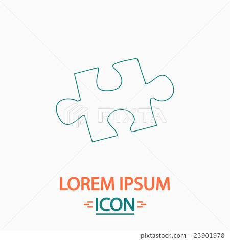 Puzzle computer symbol Puzzle computer symbol 23901978