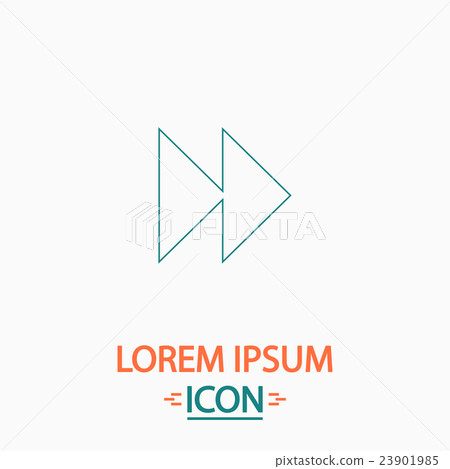 Fast forward computer symbol 23901985