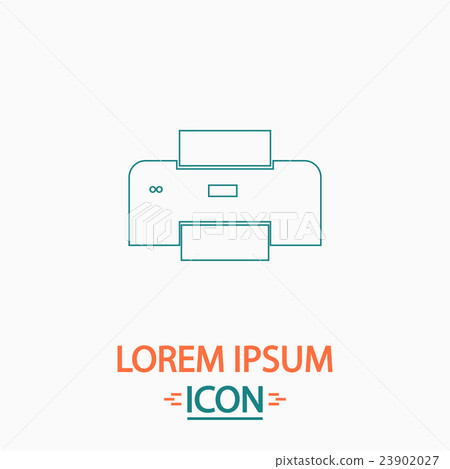 Print computer symbol - Stock Illustration [23902027] - PIXTA