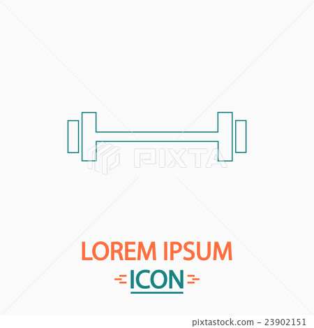 Barbell computer symbol Barbell computer symbol 23902151