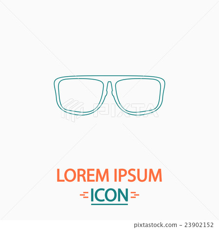 Glasses computer symbol 23902152