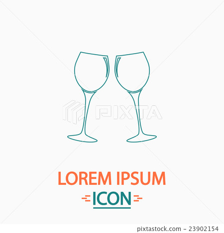 clink glasses computer symbol clink glasses computer symbol 23902154