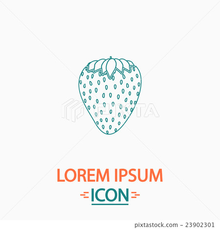 Strawberry computer symbol - Stock Illustration [23902301] - PIXTA