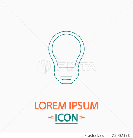 Led Bulb computer symbol 23902358