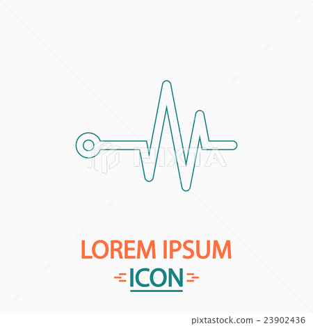 Pulse computer symbol Pulse computer symbol 23902436